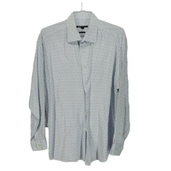 BCBG Attitude Men's‎ Light Blue Business Dress Button Down Shirt Size XL - Picture 2 of 8
